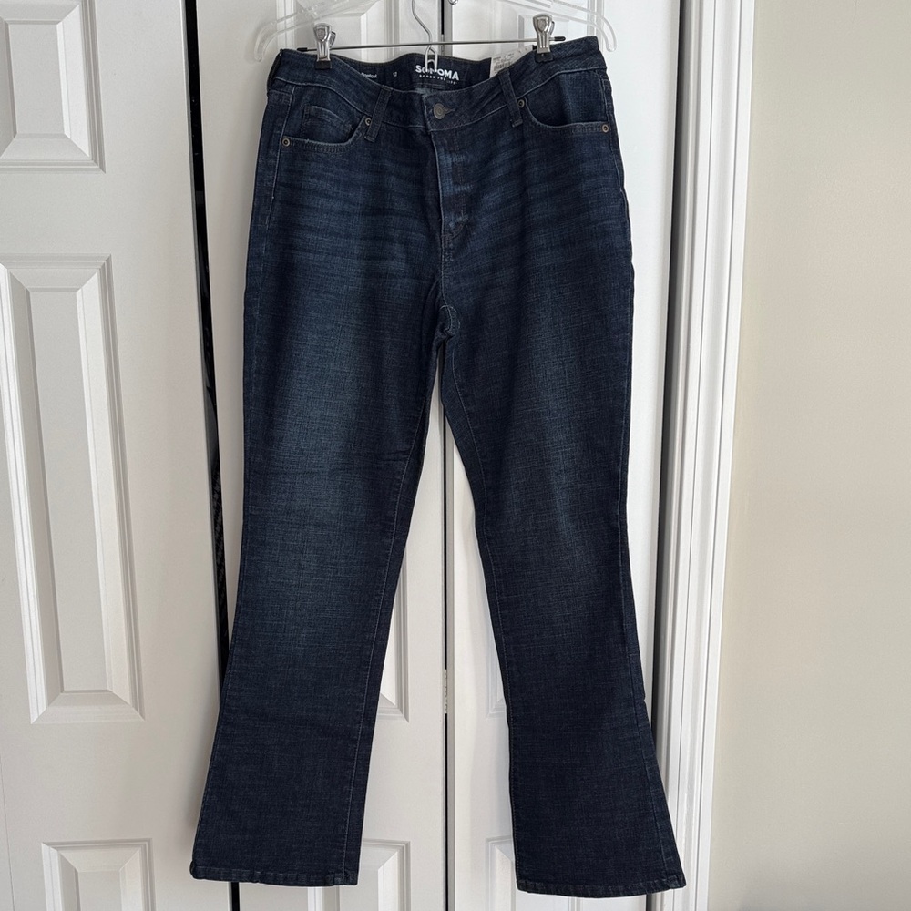 NWT-Women’s Sonoma Bootcut Dark Blue Denim Jeans